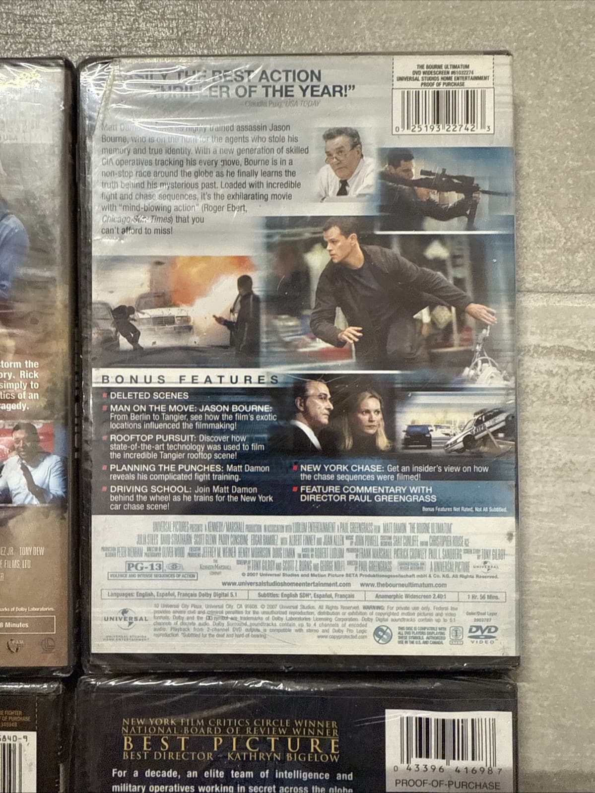 Lot Of 4 DVD A Clear Shot Bourne Ultimatum Fighter Zero Dark Thirty NEW Sealed - Image 8