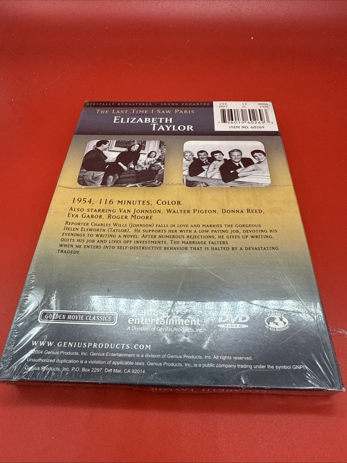 The Last Time I Saw Paris - Elizabeth Taylor DVD in Box - 2004 Brand New Movie - Image 4