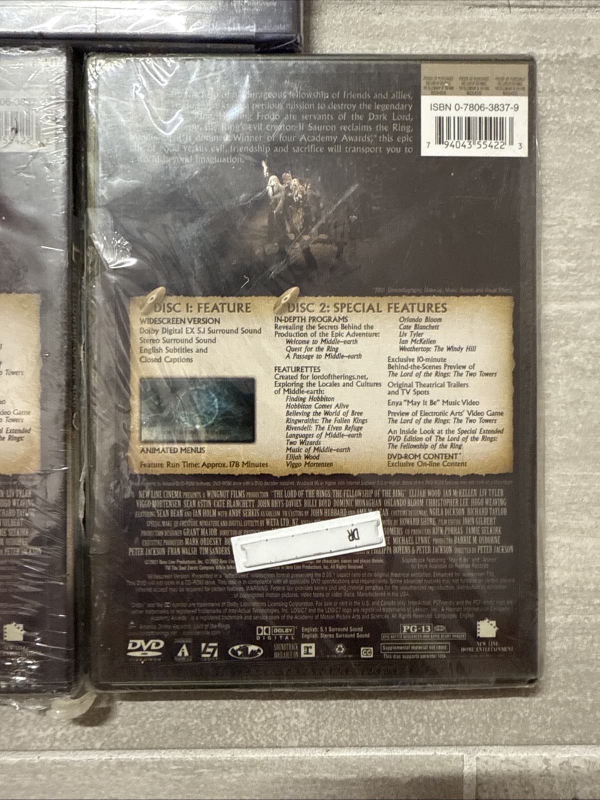 The Lord of the Rings: Lot Of 3 Collectors Set DVD Fellowship &amp; Return - NEW!! - Image 8