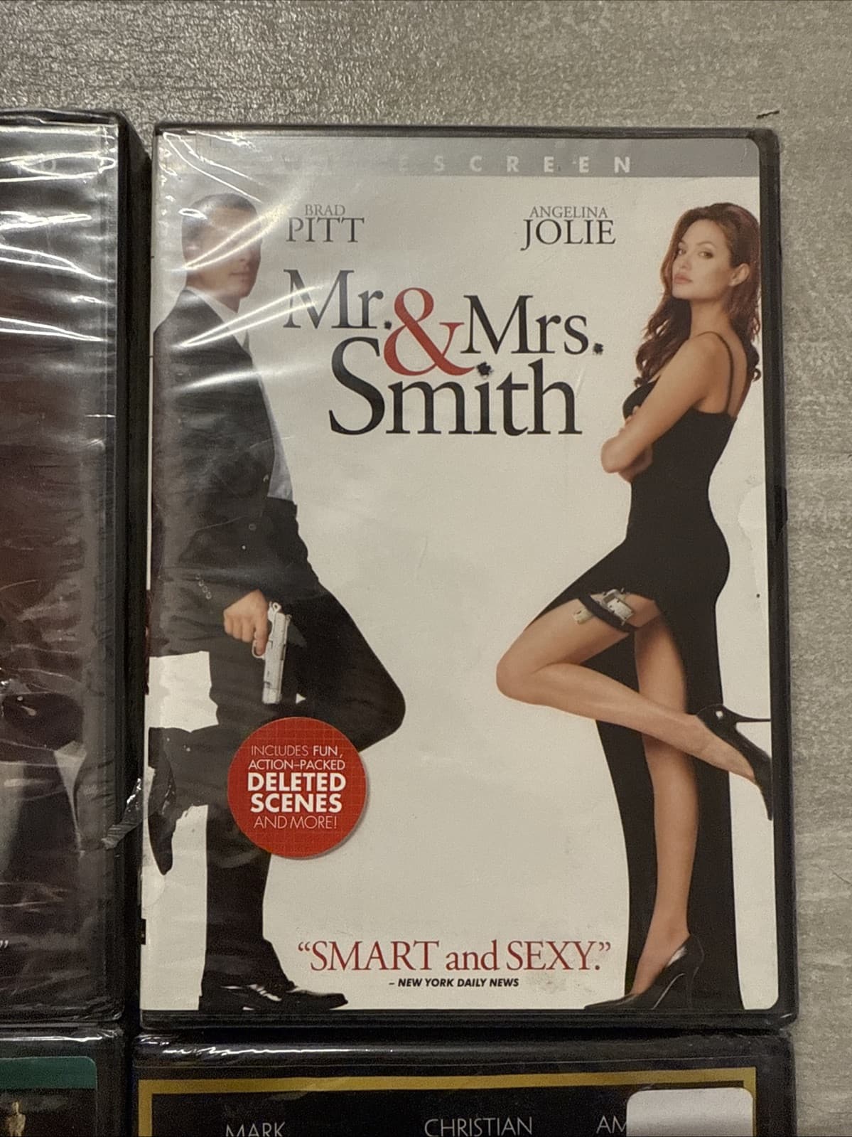 Lot Of 4 Action J. Edgar Mr &amp; Mrs Smith Crash The Fighter - Brand New Sealed - Image 3