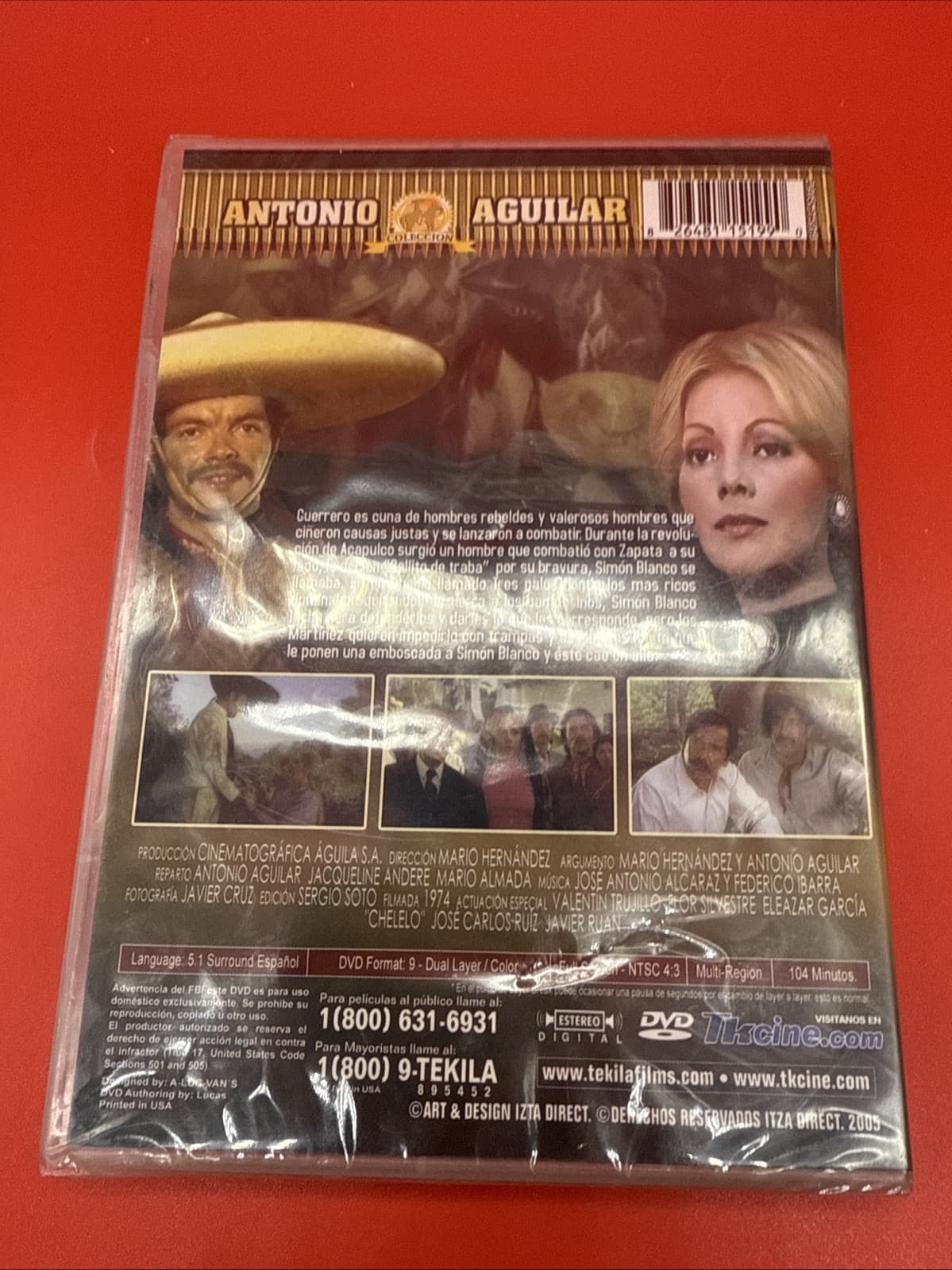 Simon Blanco By Antonio Aguilar DVD - Brand New Sealed - Image 3