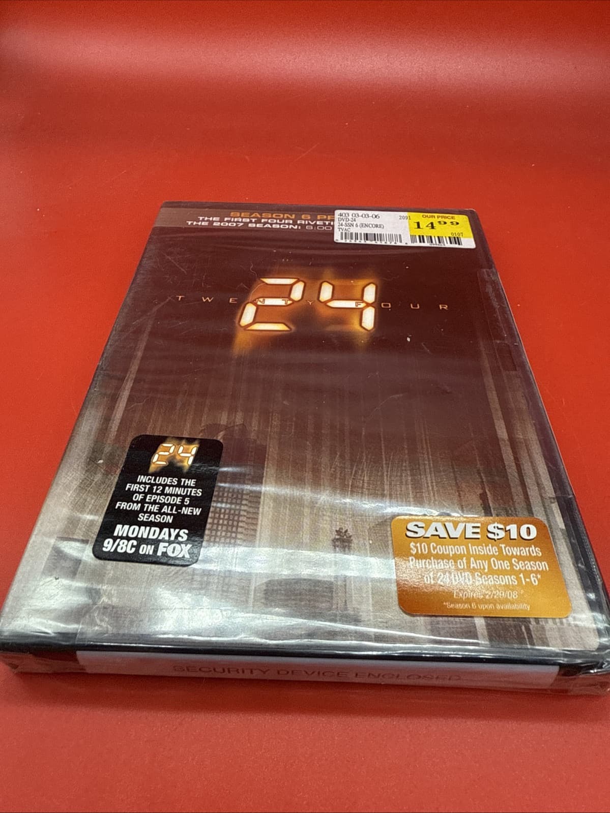 24 - Season 6 Premiere (DVD, 2007) - Brand New Sealed Action &amp; Adventure NR - Image 2