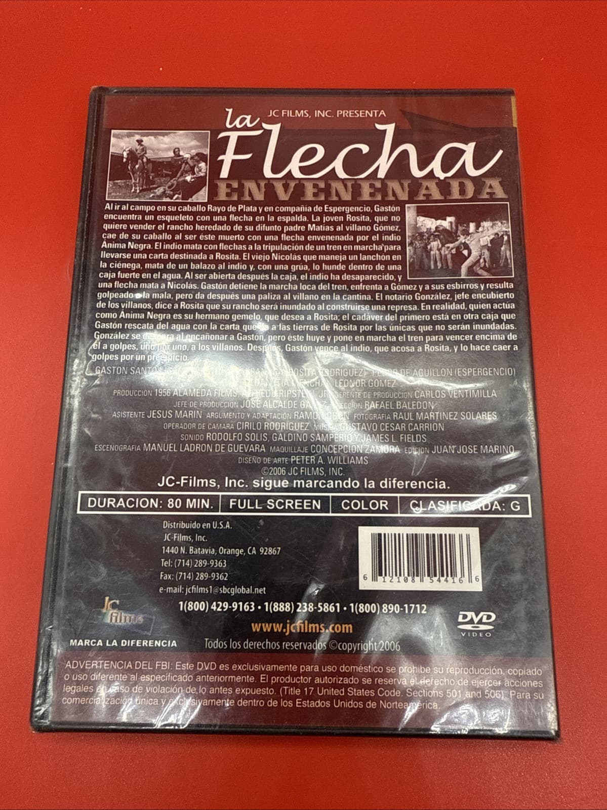 La Flecha Envenenada 2006 JC Films Brand New Sealed Movie Standard Edition DVD - Image 2