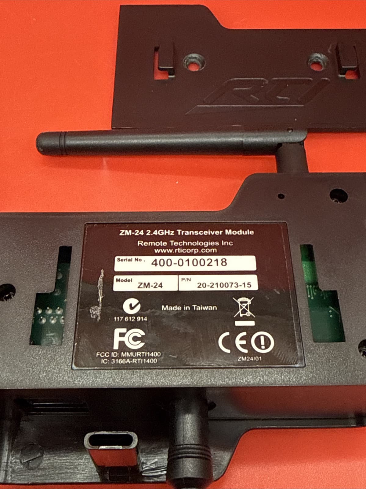 RTI ZM-24 20-210073-15 2.4GHz Zigbee Transceiver + AC Adapter RJ-45 - Image 7