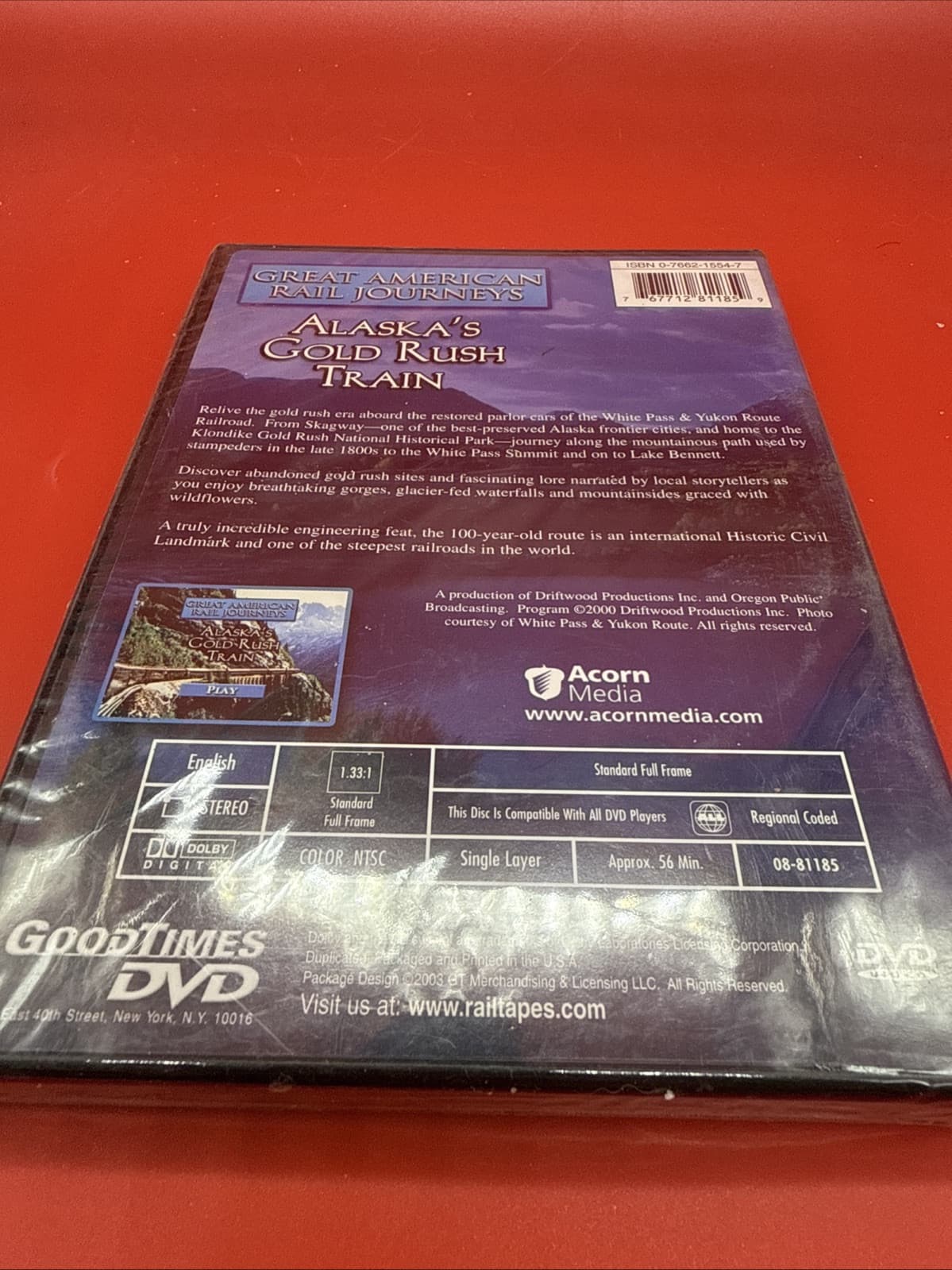 Great American Rail Journeys Alaska’s Gold Rush Train (DVD, 2003) New Sealed - Image 3