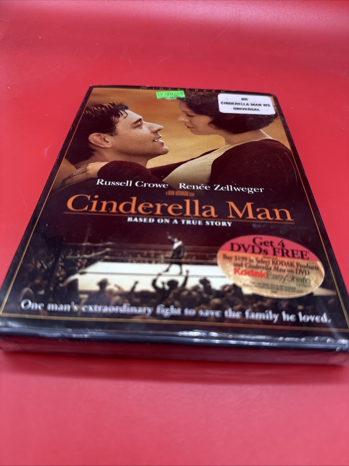 CINDERELLA MAN DVD WIDESCREEN RUSSELL CROWE RENEE ZELLWEGER FREE SHIPPING NEW - Image 2