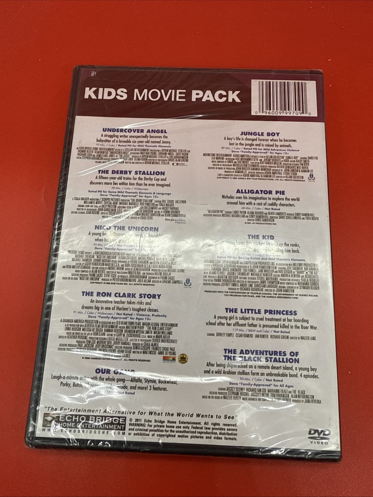 10 Movie Kids Pack, Vol. 3 (DVD, 2011, 2-Disc Set) Brand New Sealed English NR - Image 3