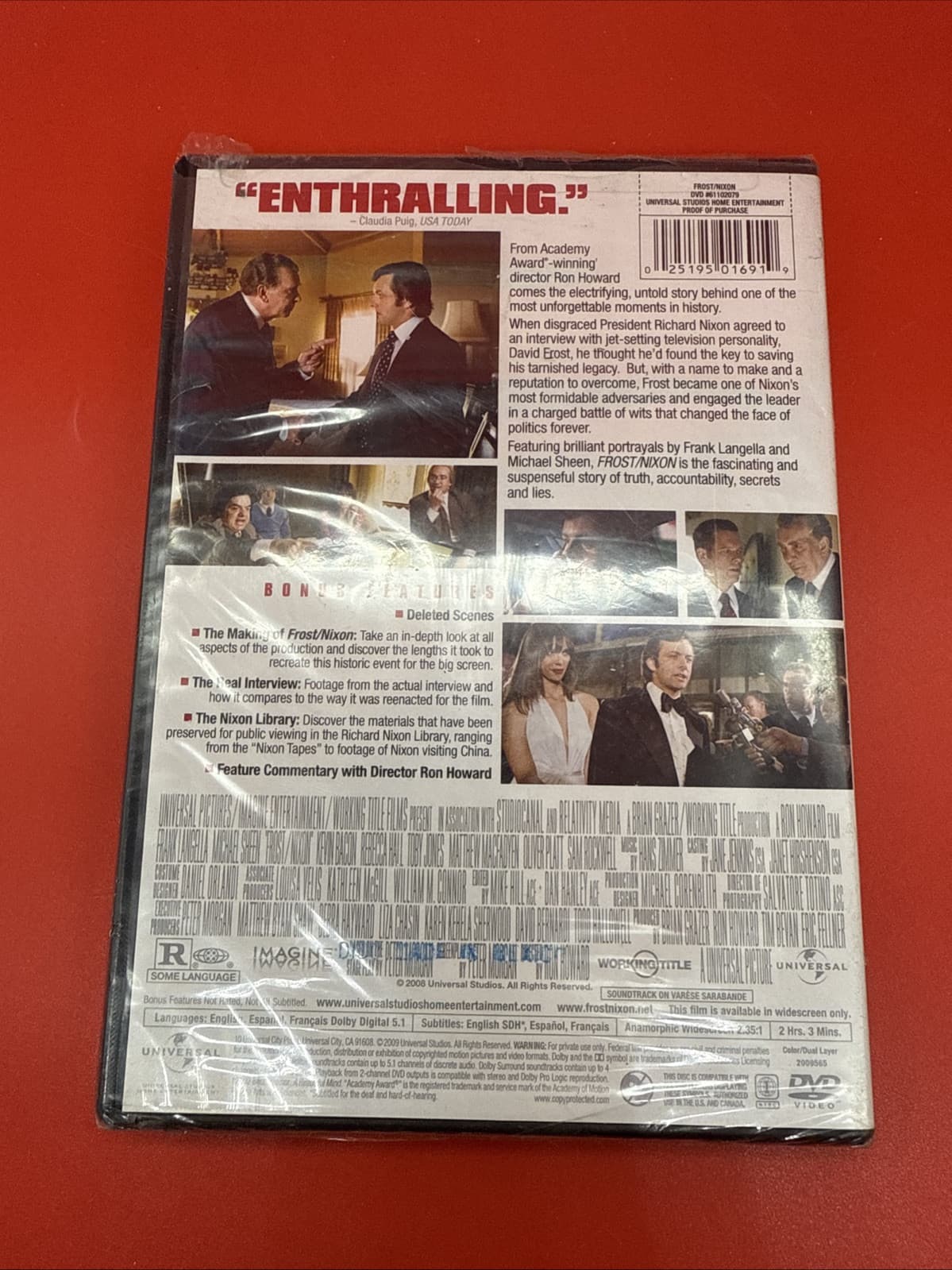 Frost/Nixon (DVD, 2009) - Brand New Sealed Drama Ron Howard Michael Sheen - Image 3