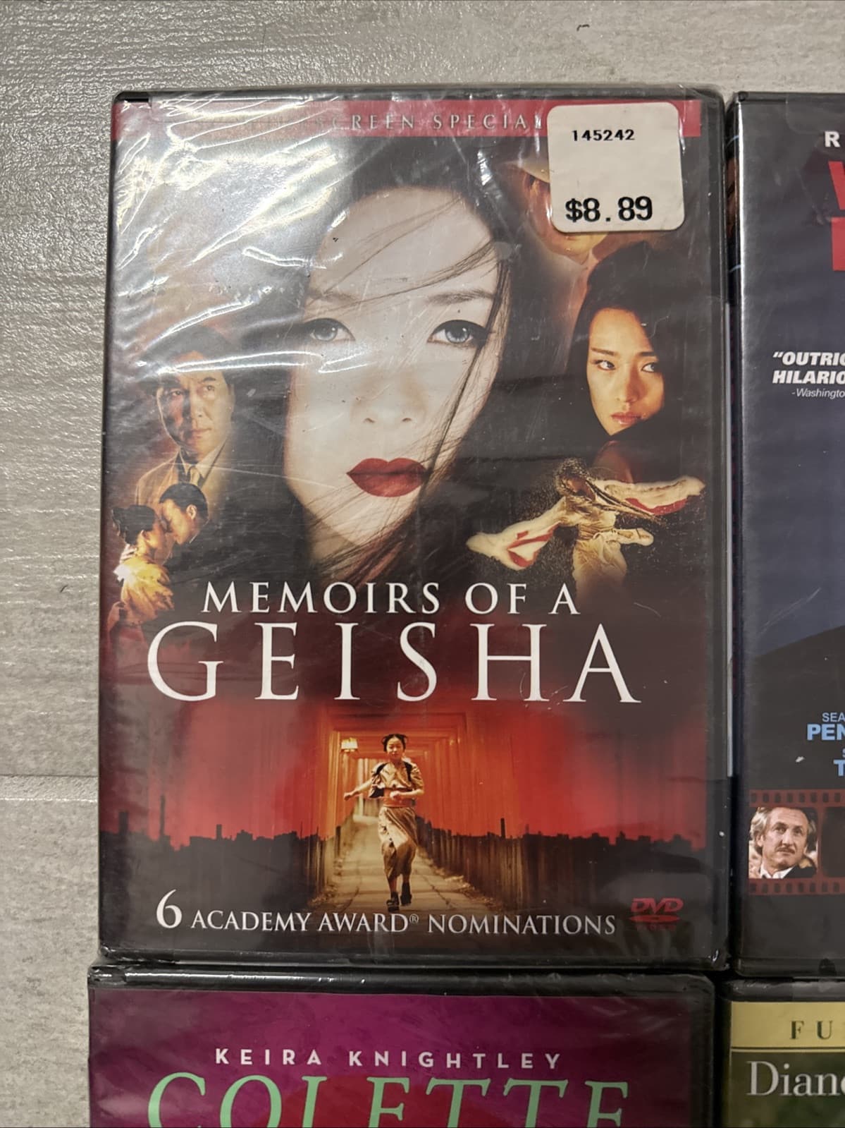 Lot Of 4 DVD Memoirs Of A Geisha What Just Happened Colette Must Love Dogs NEW - Image 2