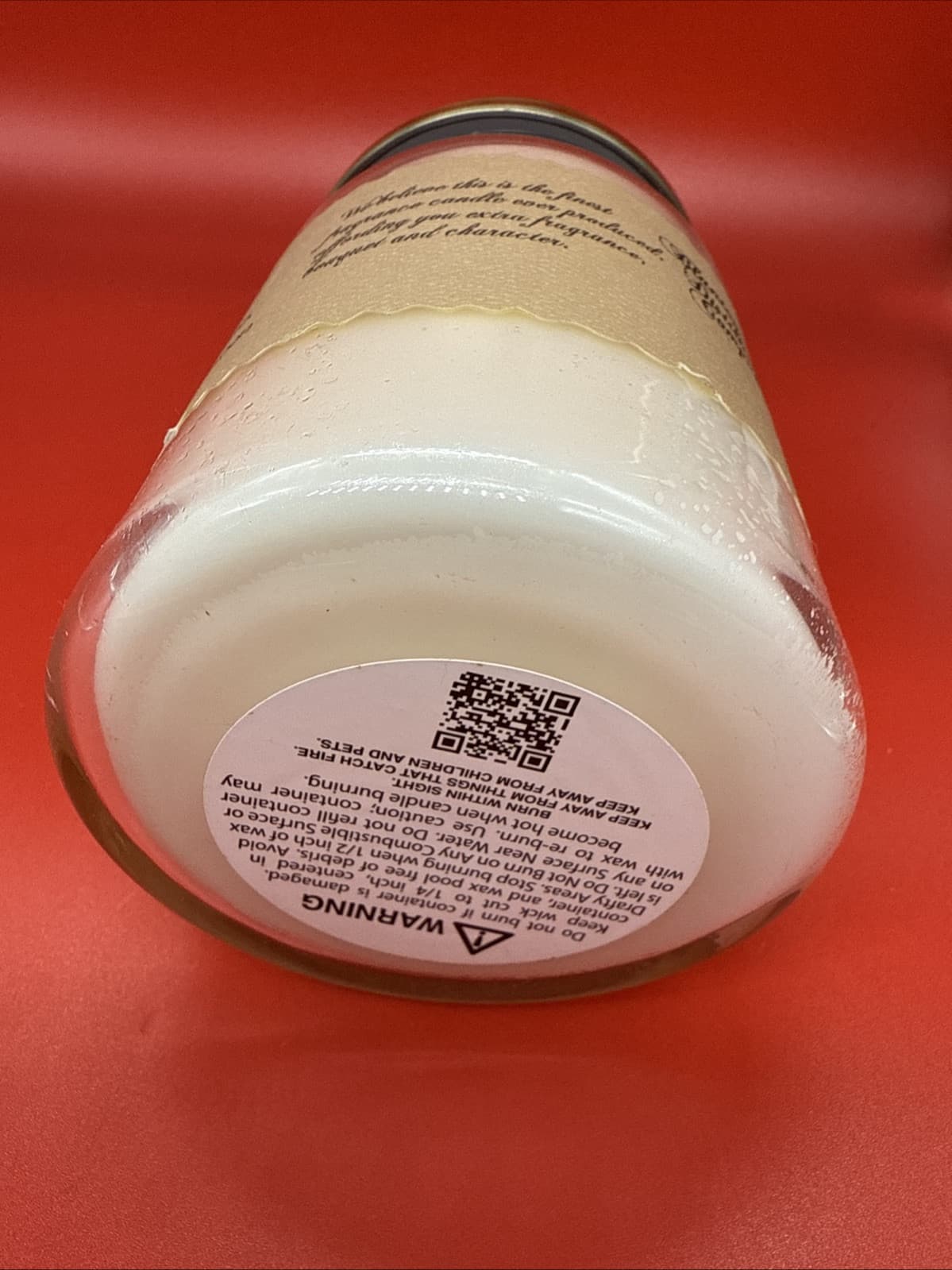 Blanton's Bourbon Warehouse Scent Candleberry Candle Glass Cream Scented Round - Image 6