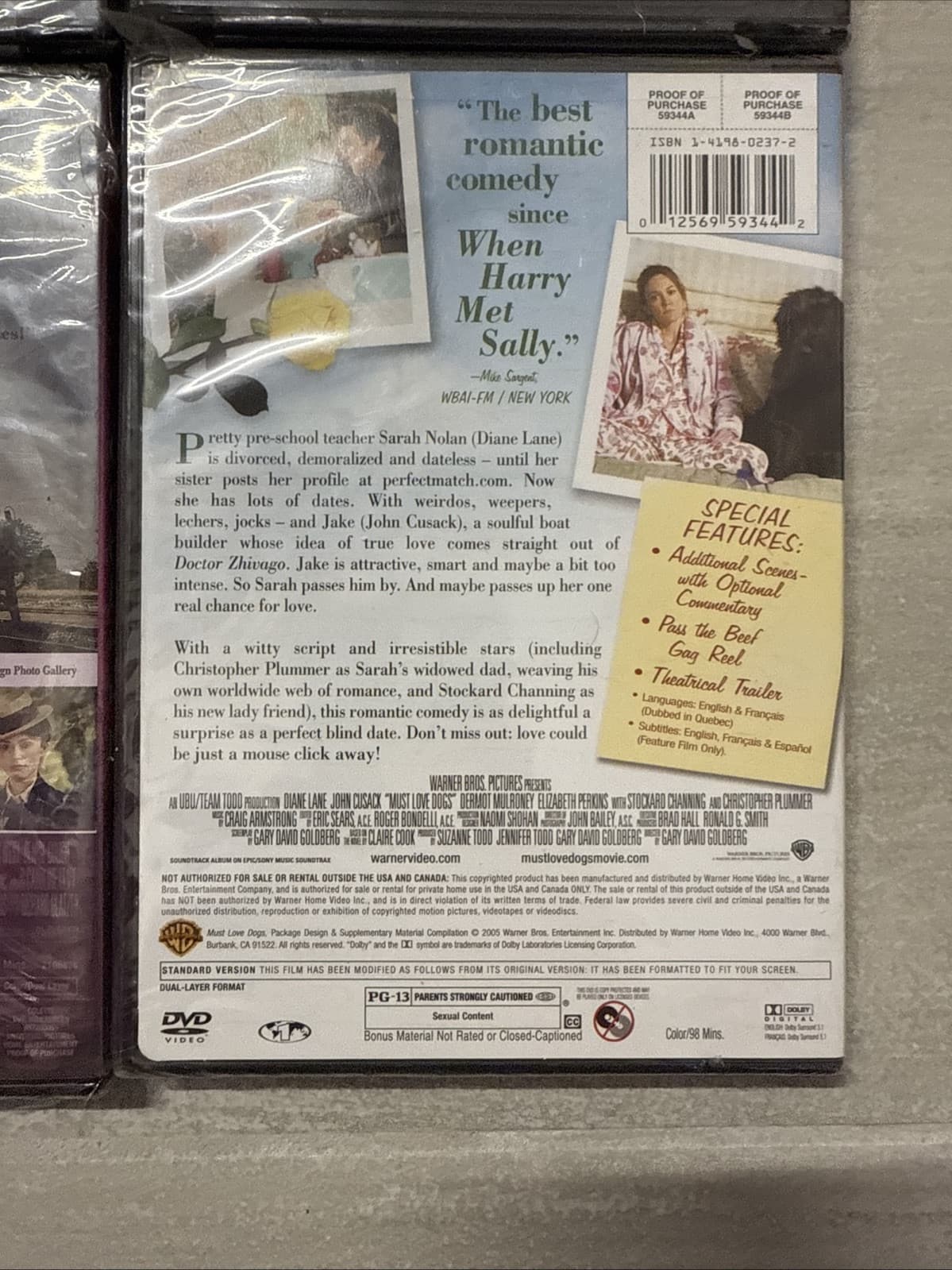 Lot Of 4 DVD Memoirs Of A Geisha What Just Happened Colette Must Love Dogs NEW - Image 9