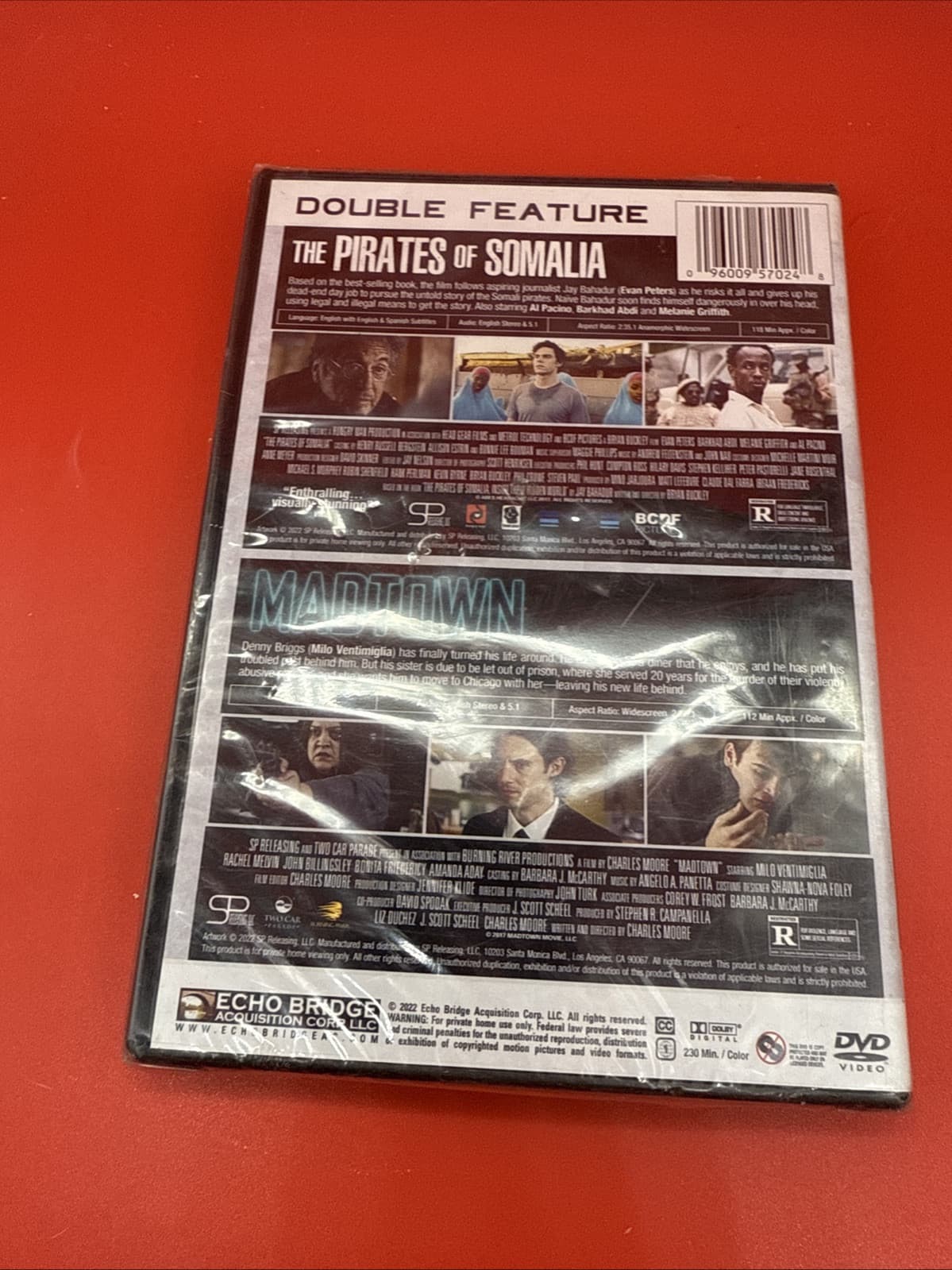 THE PIRATES OF SOMALIA / MADTOWN (2022) Double Feature DVD New Sealed Movie - Image 6