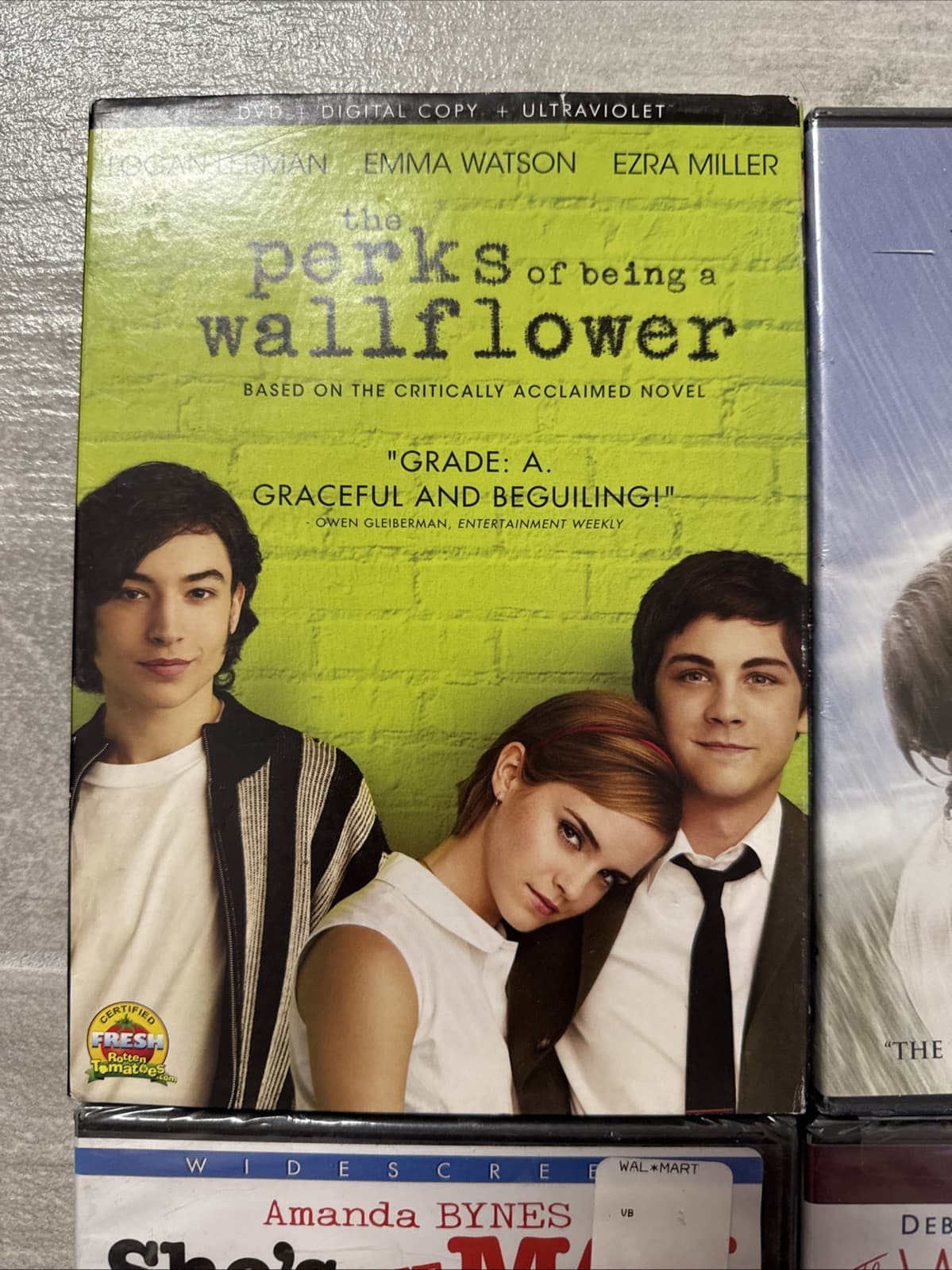 Lot Of 4 Rom Com The Notebook Perks Of Wallflower She’s The Man Wedding Date NEW - Image 2