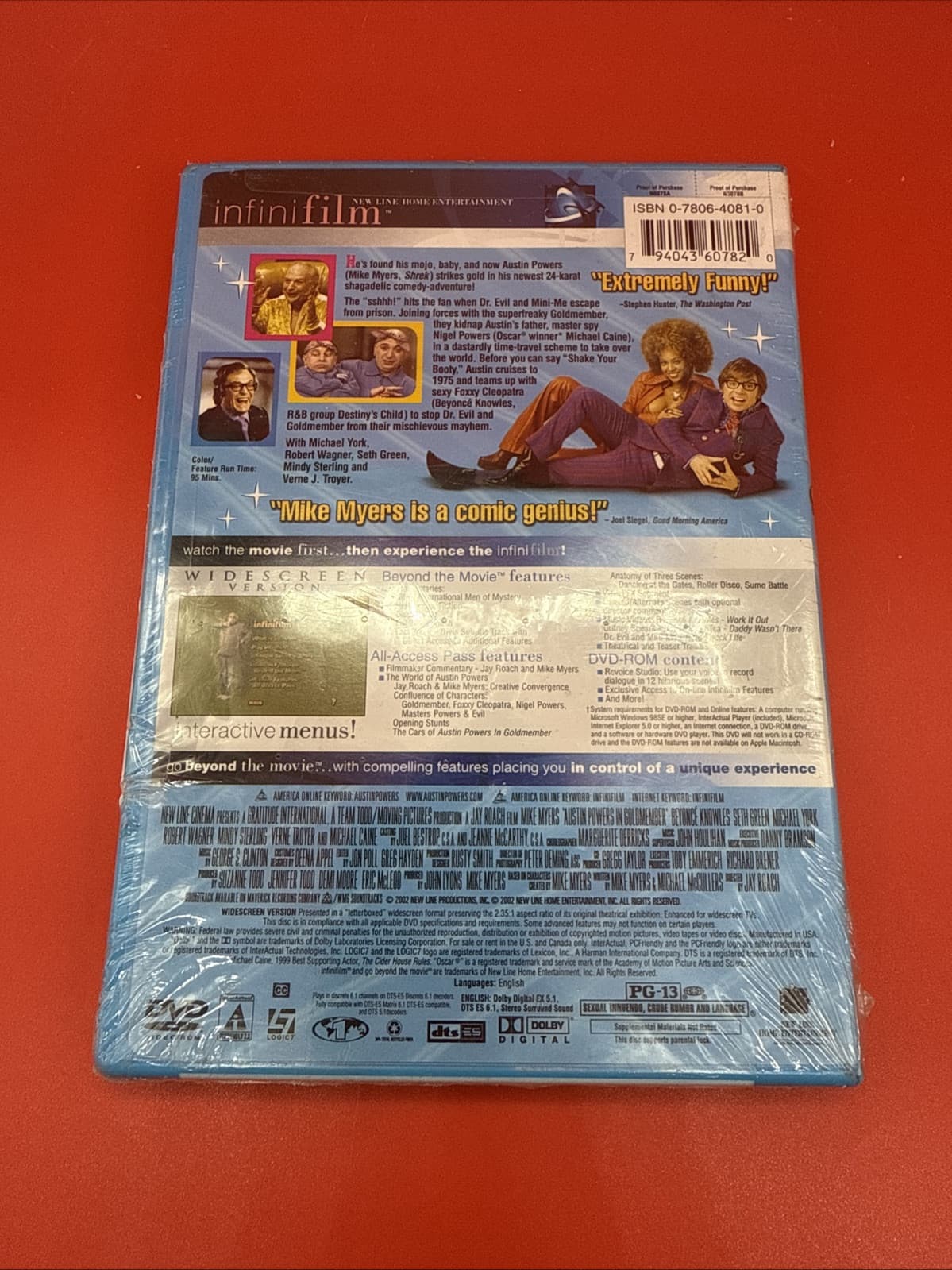Austin Powers in Goldmember (DVD, 2002, Widescreen) NEW - Image 3