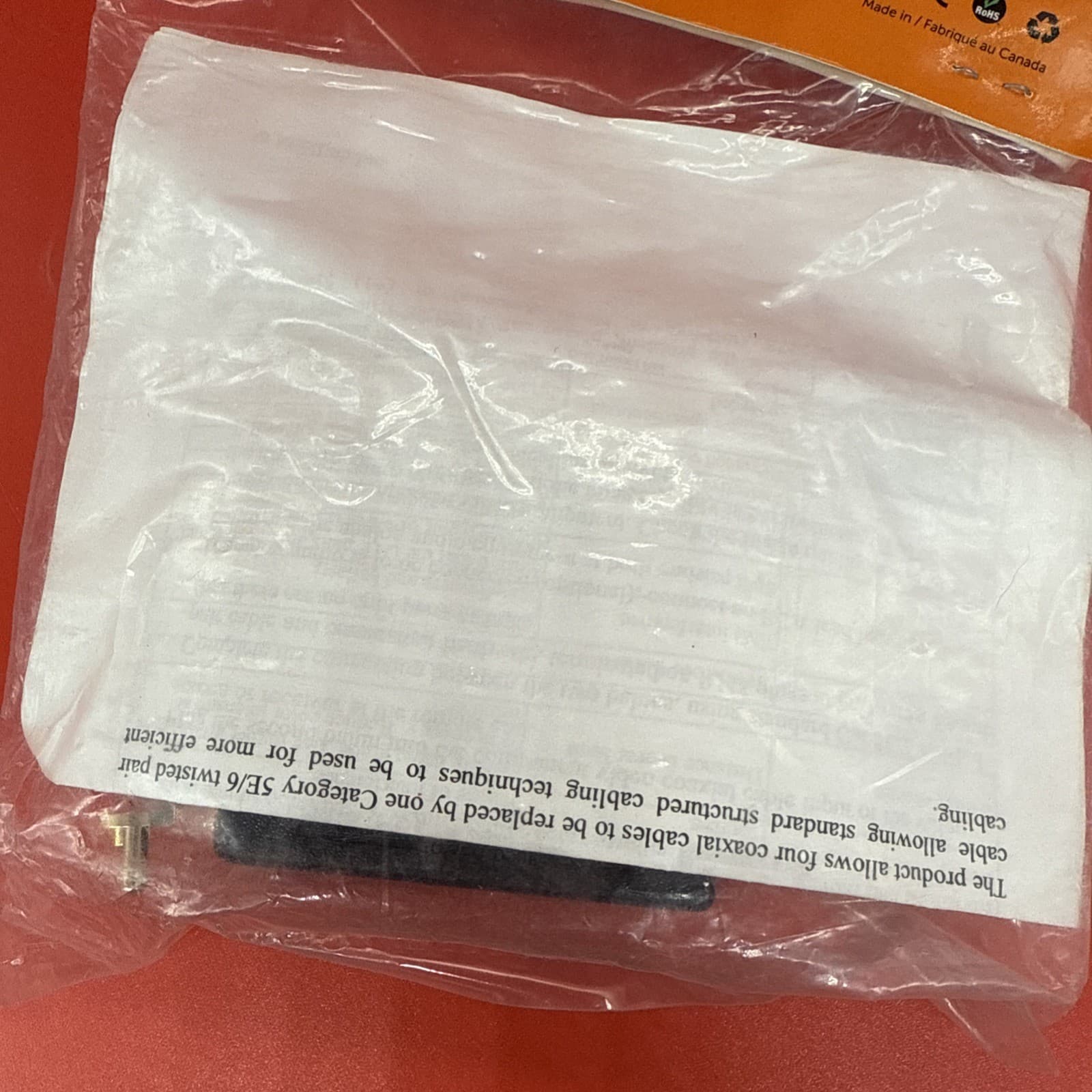 MuxLab 500052 Component Video Analog Audio ProAV Balun RJ45 New Sealed - Image 4