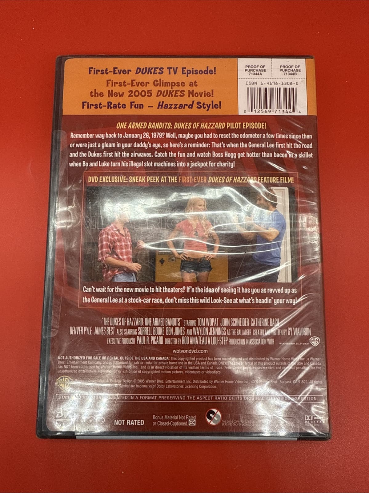 Dukes of Hazzard - Pilot Episode (DVD, 2005) - New Sealed - Image 3