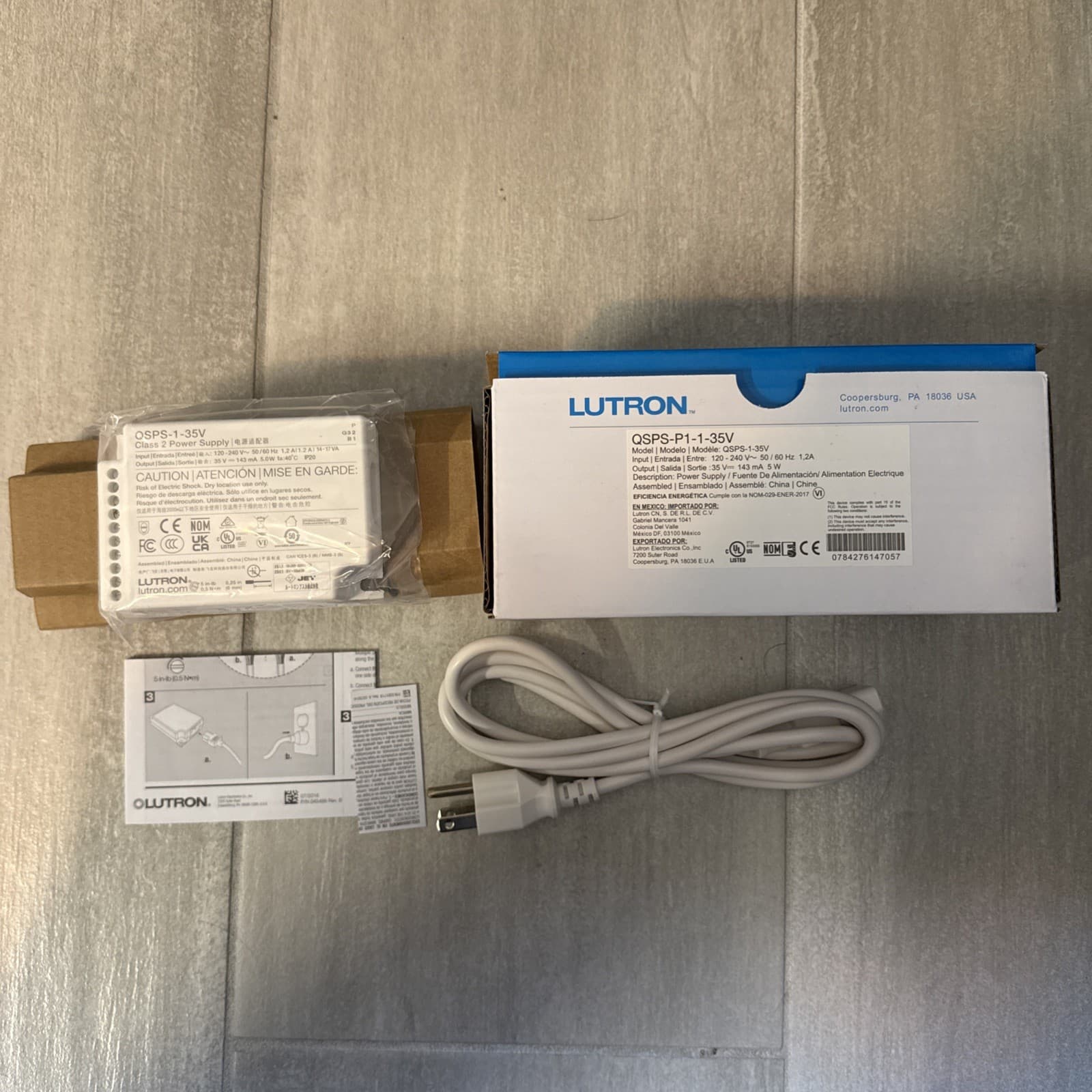 LUTRON - QSPS-P1-1-35 V Power Supply for Shades! NEW!