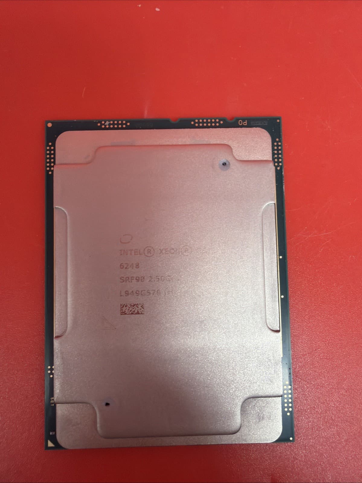 Intel Xeon Gold 6248 2.5 GHz 20 Cores SRF90 CD8069504194301