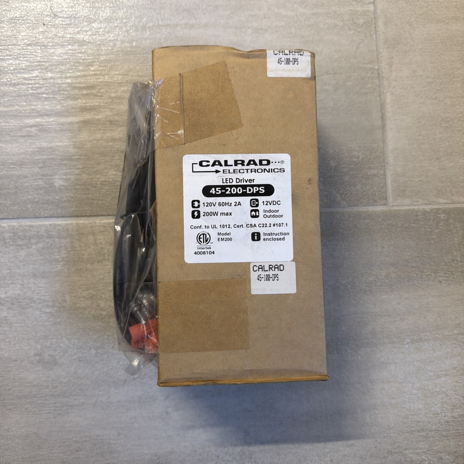 CALRAD 45-200-DPS LED Driver Power Supply