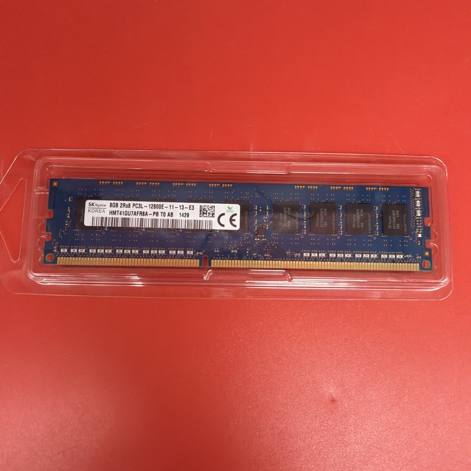 8GB 2Rx8 PC3L-12800E Hynix HMT41GU7AFR8A-PB ECC Workstation Ram