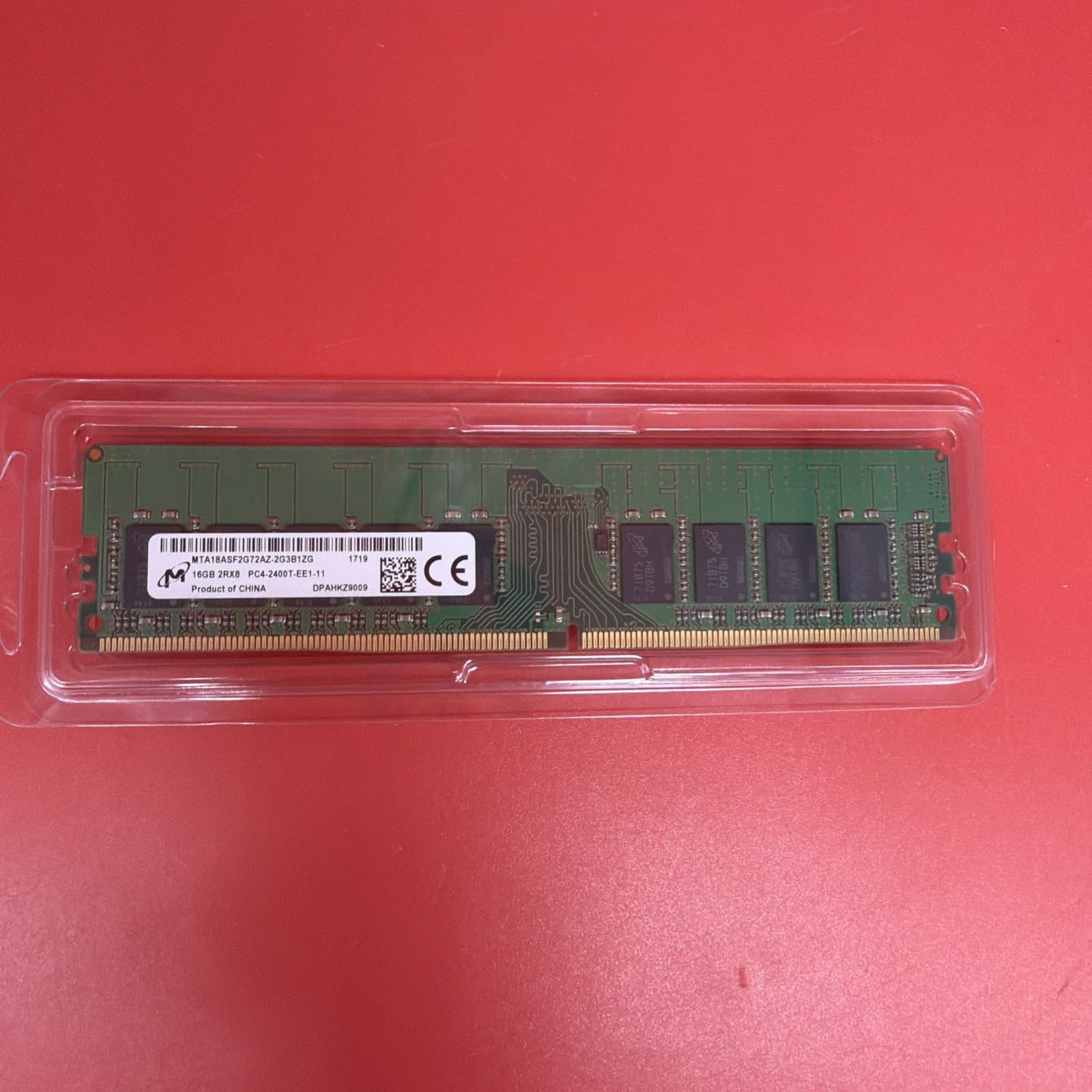 Micron MTA18ASF2G72AZ-2G3B1 16GB 2Rx8 PC4-19200 DDR4-2400MHz ECC Unbuffered RAM