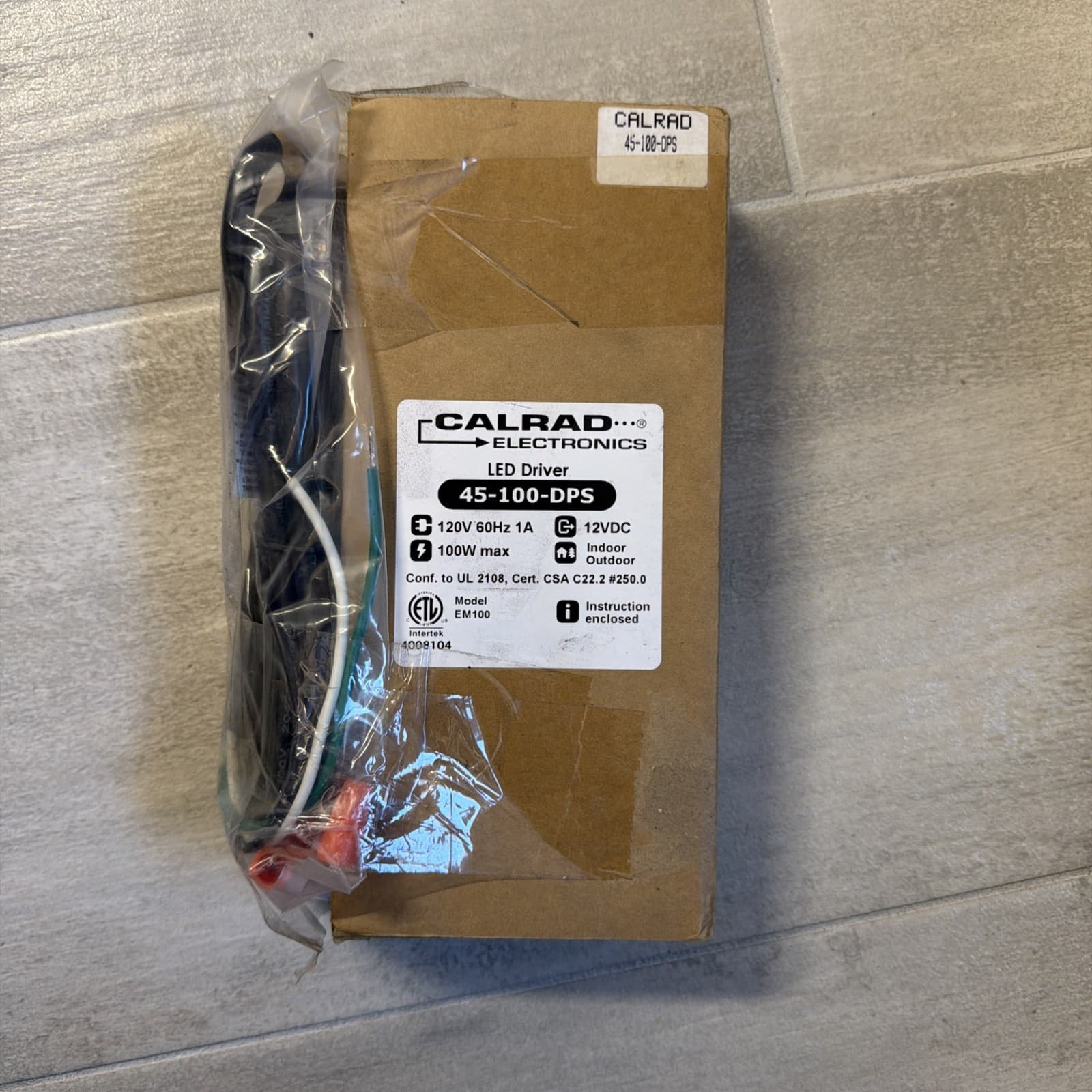 CALRAD 45-100-DPS 12Vdc Magnetic Type Dimmable Power Supply 100w