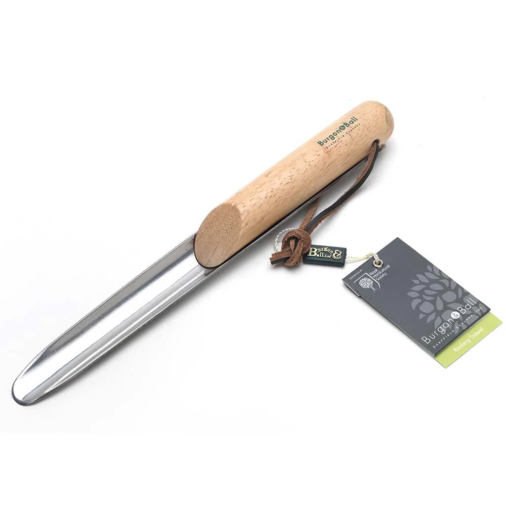 Burgon & Ball Rockery Garden Trowel Stainless Steel Planting British NEW