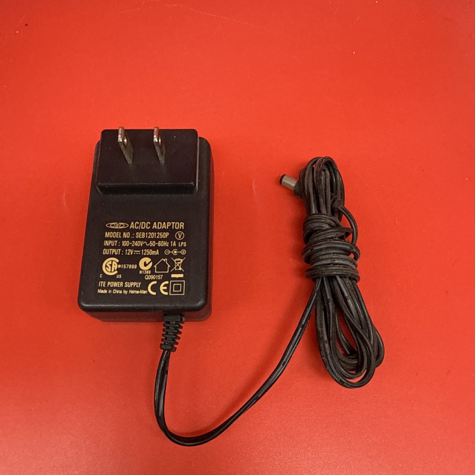 ITE AC/DC Adaptor SEB1201250P 12V Power Supply