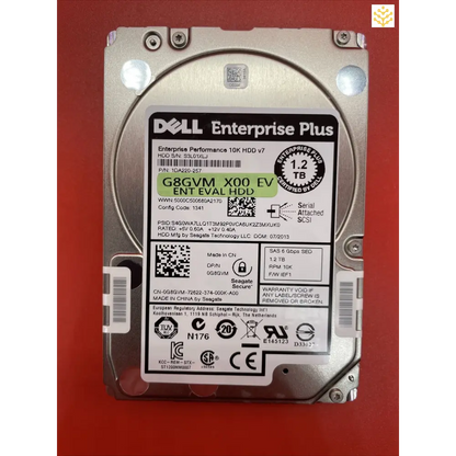 1.2TB Dell G8GVM SAS 6Gbps SED 10K 2.5 HDD - 100% Health - Computers/Tablets & Networking:Drives Storage & Blank