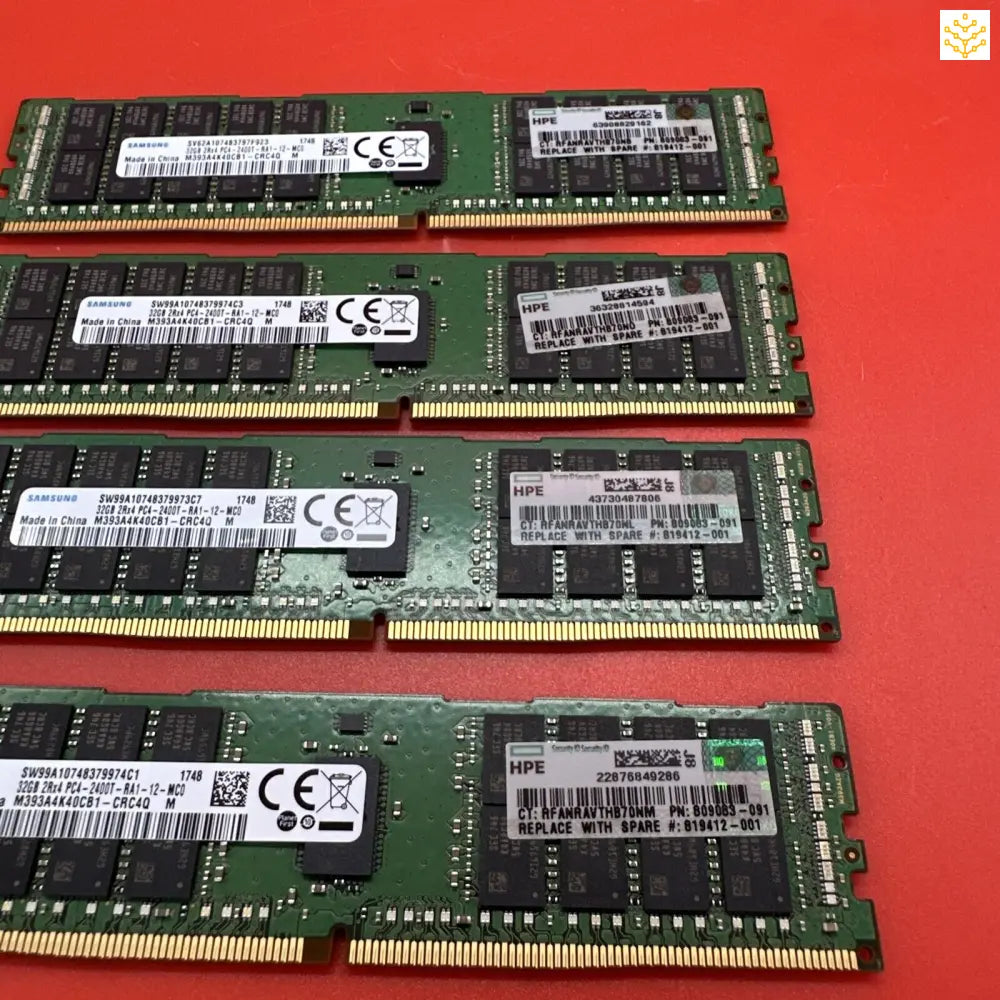 128GB 4x 32GB PC4 - 2400T M393A4K40CB1 - CRC4Q Server Ram - GIGDATA