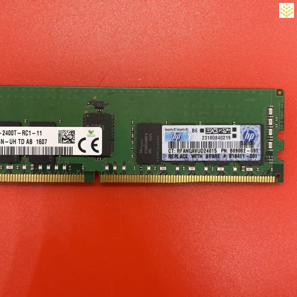 16G 1Rx4 PC4-2400T Hynix HMA42GR7MFR4N-UH HP 809082-091 819411-001 Server Memory - Computers/Tablets &