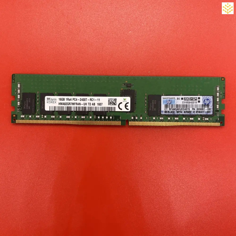 16G 1Rx4 PC4-2400T Hynix HMA42GR7MFR4N-UH HP 809082-091 819411-001 Server Memory - Computers/Tablets &