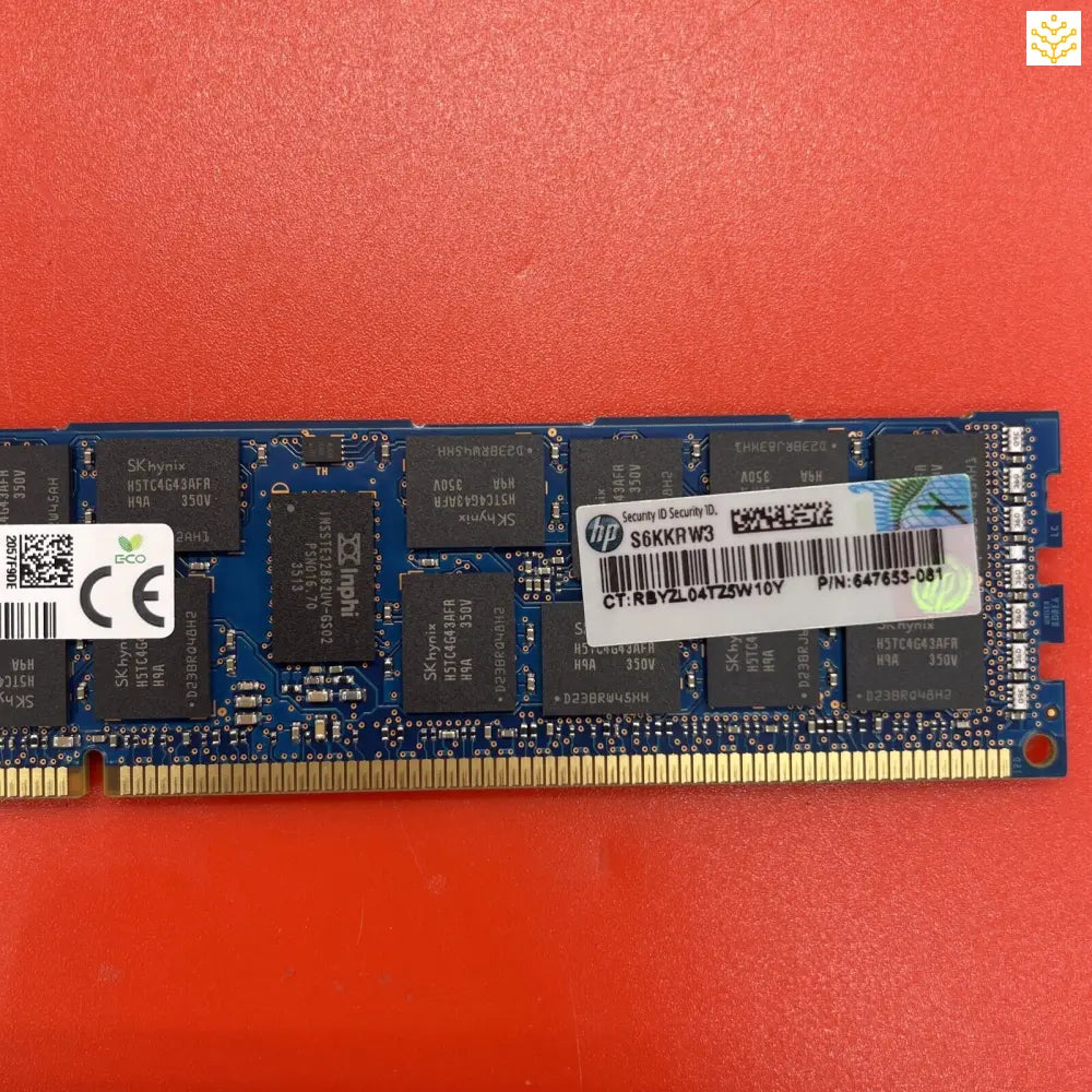 16G 2Rx4 PC3L - 10600R HMT42GR7AFR4A - H9 628974 - 081 647653 - 081 Server Ram - GIGDATA