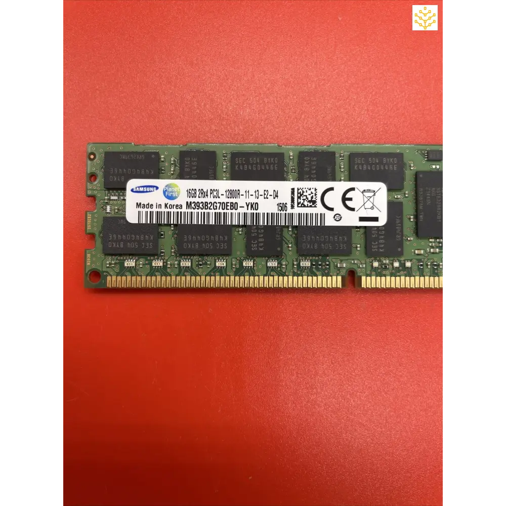 16G 2Rx4 PC3L-12800R Samsung M393B2G70EB0-YK0 Server Ram - Computers/Tablets & Networking:Enterprise Networking