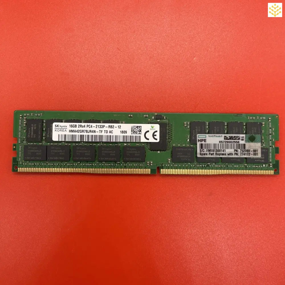 16G 2Rx4 PC4-2133P Hynix HMA42GR7BJR4N-TF HPe 752369-081 774172-001 726719-B21 - Computers/Tablets &