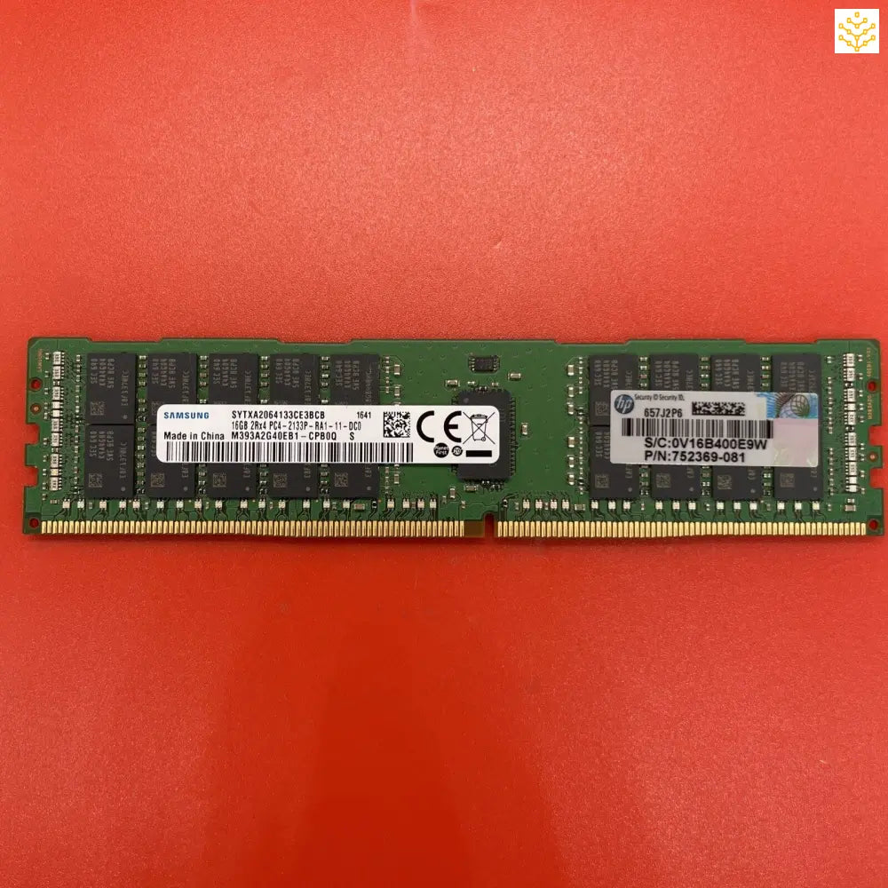 16G 2Rx4 PC4-2133P Samsung M393A2G40EB1-CPB HPe 752369-081 774172-001 726719-B21 - Computers/Tablets &