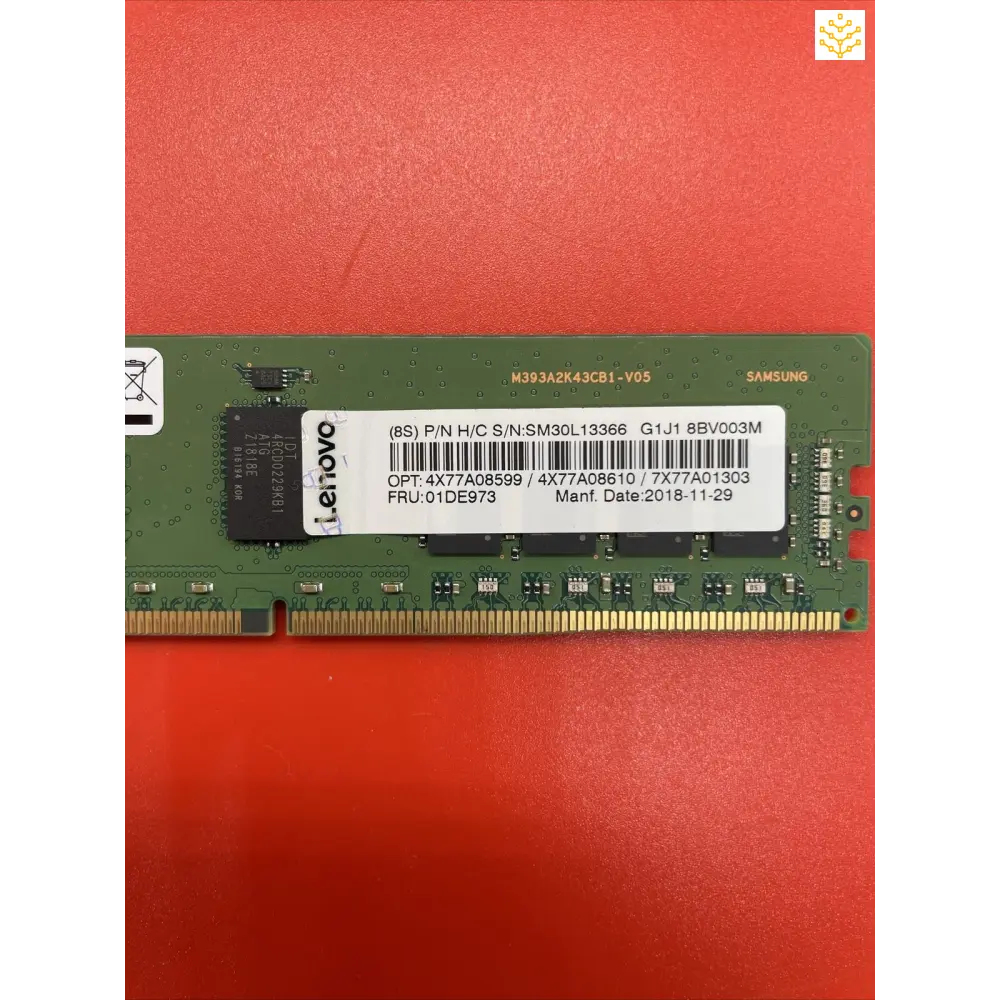 16G 2Rx8 PC4-2666v Lenovo 4X77A08599 01DE973 Samsung M393A2K43BB1-CTD Server Ram - Computers/Tablets &