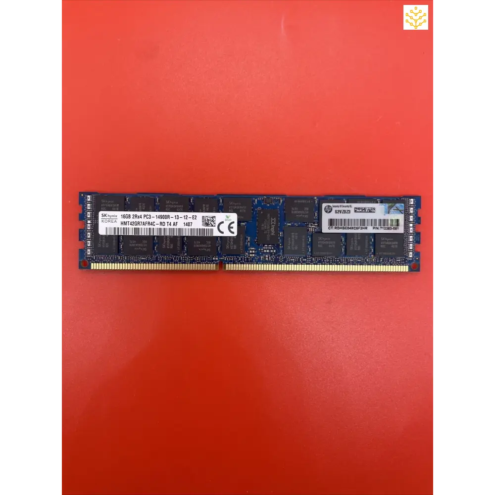 16GB 2Rx4 PC3-14900R Hynix HMT42GR7AFR4C-RD 712383-081 Server Memory - Computers/Tablets & Networking:Enterprise