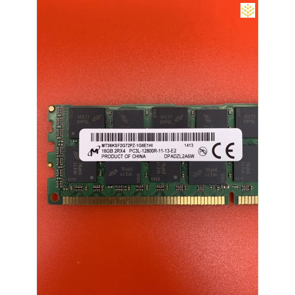 16GB 2Rx4 PC3L-12800R MT36KSF2G72PZ-1G6 Server Memory - Computers/Tablets & Networking:Enterprise Networking