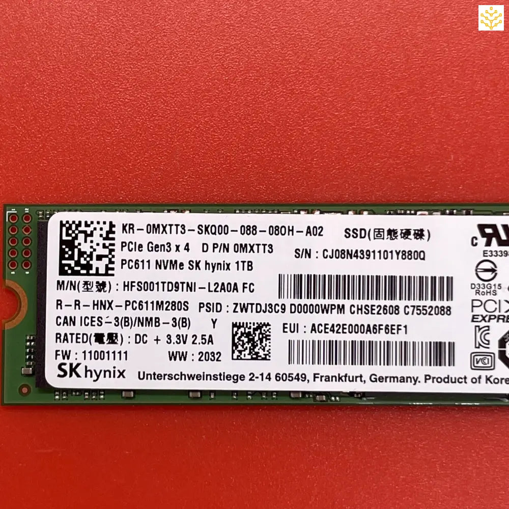 1TB skHynix HFS001TD9TNI MXTT3 M.2 NVMe SSD - Computers/Tablets & Networking:Drives Storage & Blank Media:Hard Drives