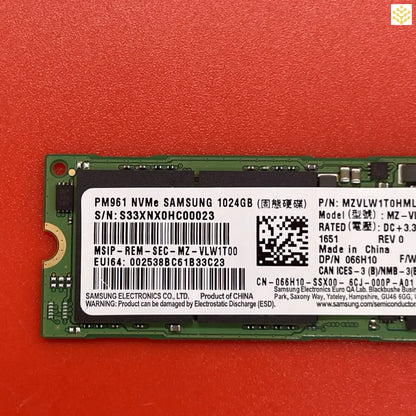 1TB MZ-VLW1T0A 66H10 Samsung PM961 M.2 NVMe SSD - Computers/Tablets & Networking:Drives Storage & Blank Media:Hard