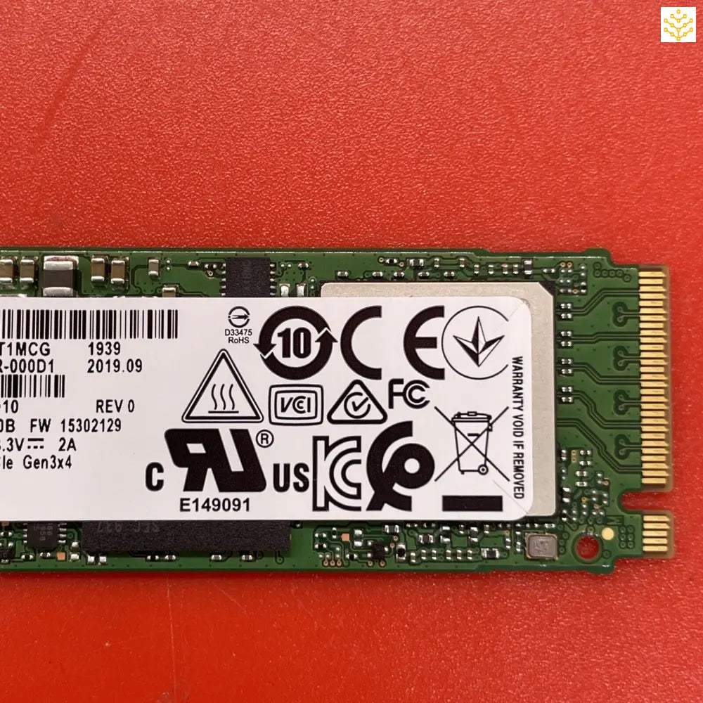 1TB Samsung PM981a F7DVX MZVLB1T0HBLR MZ-VLB1T0C M.2 NVMe SSD - Computers/Tablets & Networking:Drives Storage & Blank