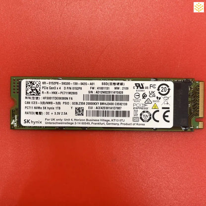 1TB sk Hynix HFS001TDE9X080N 152P8 M.2 SSD - Computers/Tablets & Networking:Drives Storage & Blank Media:Hard Drives