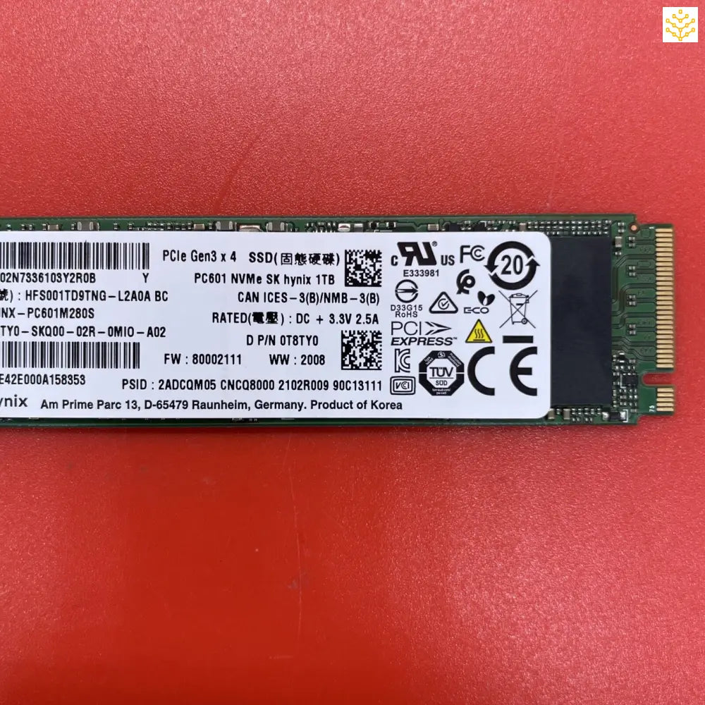 1TB skHynix HFS001TD9TNG T8TY0 M.2 NVME SSD - Computers/Tablets & Networking:Drives Storage & Blank Media:Hard Drives