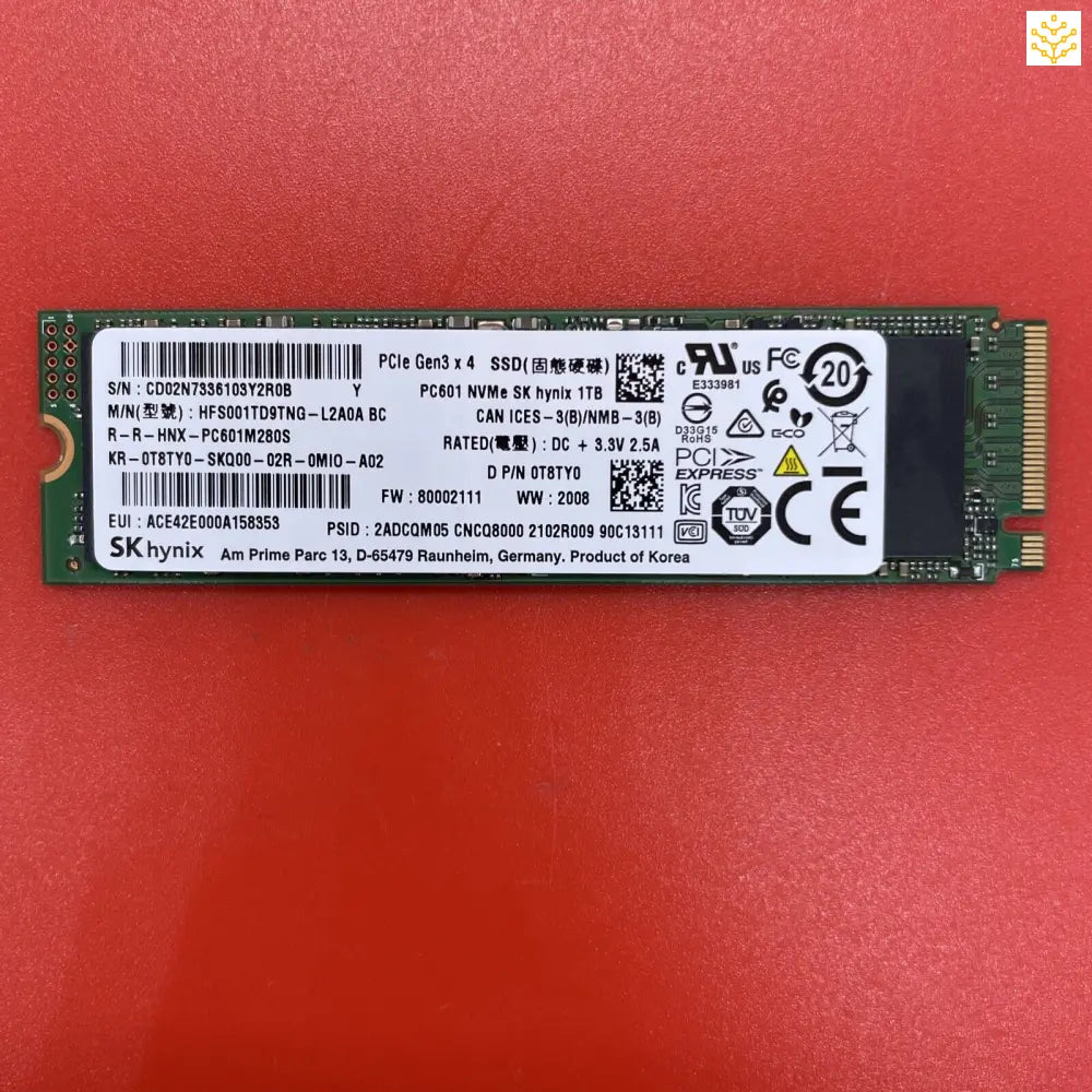 1TB skHynix HFS001TD9TNG T8TY0 M.2 NVME SSD - Computers/Tablets & Networking:Drives Storage & Blank Media:Hard Drives