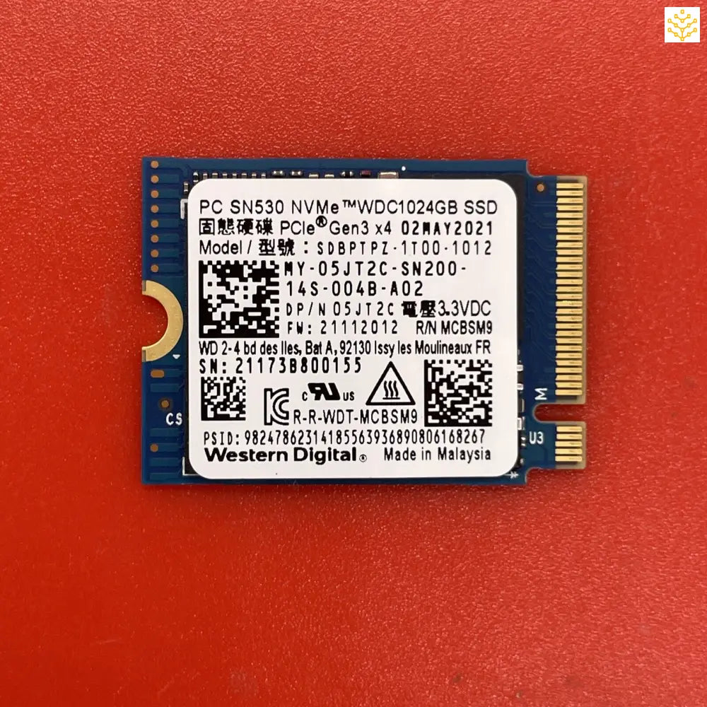 1TB SN530 SDBPTPZ-1T00 5JT2C PCIe Gen3x4 M.2 NVMe SSD - Computers/Tablets & Networking:Drives Storage & Blank