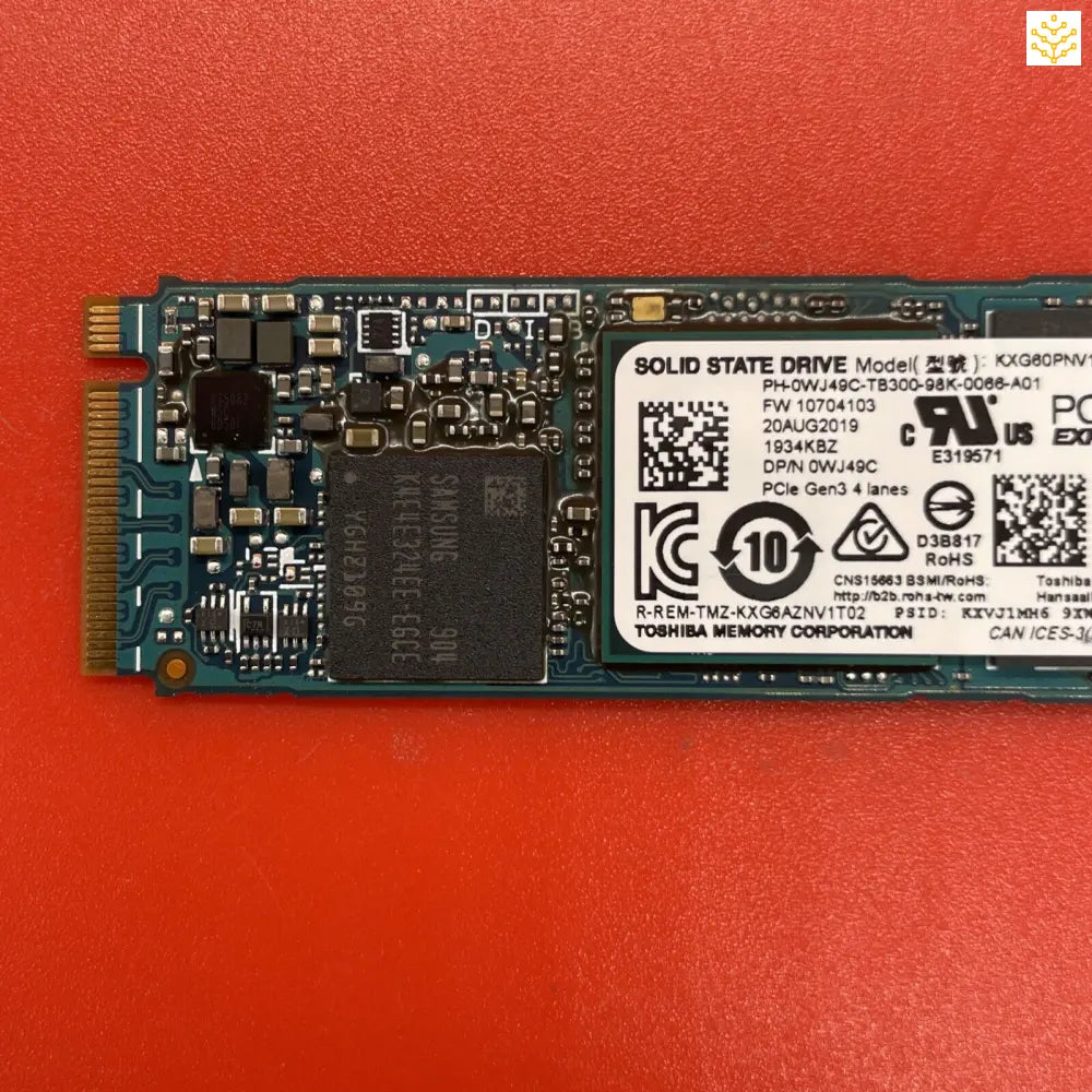 1TB Toshiba KXG60ZNV1T02 WJ49C M.2 NVMe SSD - Computers/Tablets & Networking:Drives Storage & Blank Media:Hard Drives