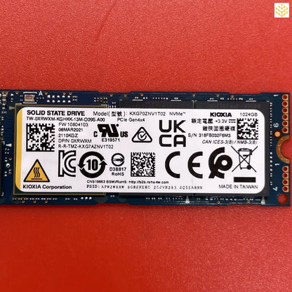 1TB Toshiba KXG70ZNV1T02 XRWXM M.2 NVMe SSD - Computers/Tablets & Networking:Drives Storage & Blank Media:Hard Drives