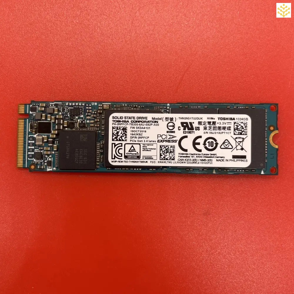 1TB Toshiba THNSN51T02DUK NPFCP M.2 NVMe SSD - Computers/Tablets & Networking:Drives Storage & Blank Media:Hard Drives