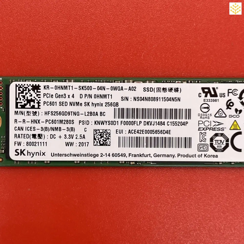 256G skHynix HFS256GD9TNG HNMT1 PCIe Gen3x4 SED M.2 NVME SSD - Computers/Tablets & Networking:Drives Storage & Blank